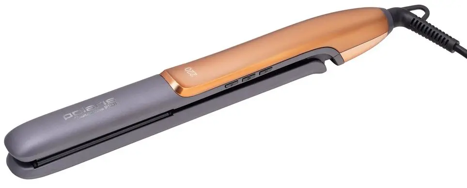 Placa de indreptat parul Polaris Tourmaline PROF PHSS 2098TTi (Graphit/Pink Gold)