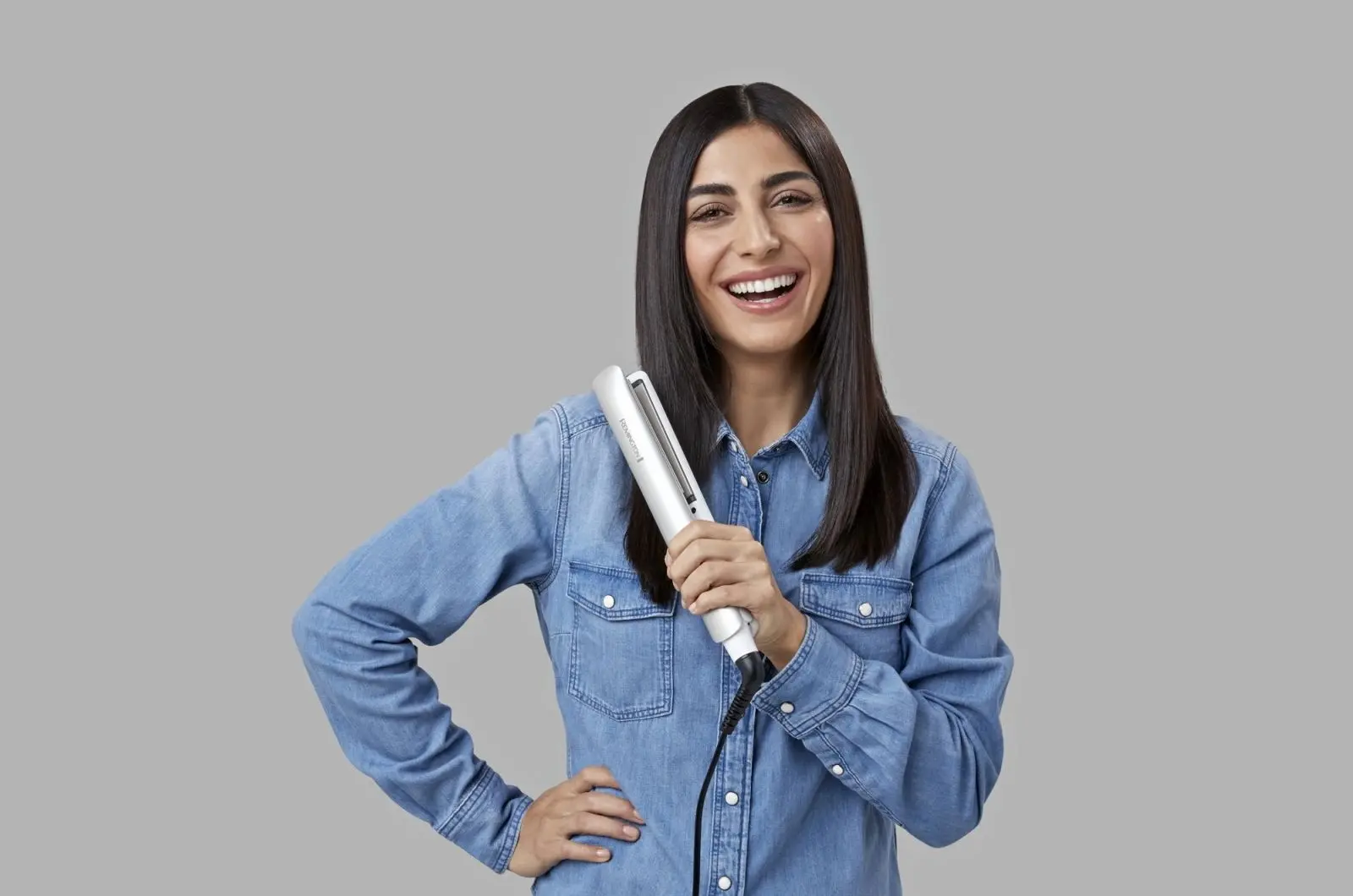 Placa de indreptat parul Remington Hydraluxe S8901 (White/Beige)