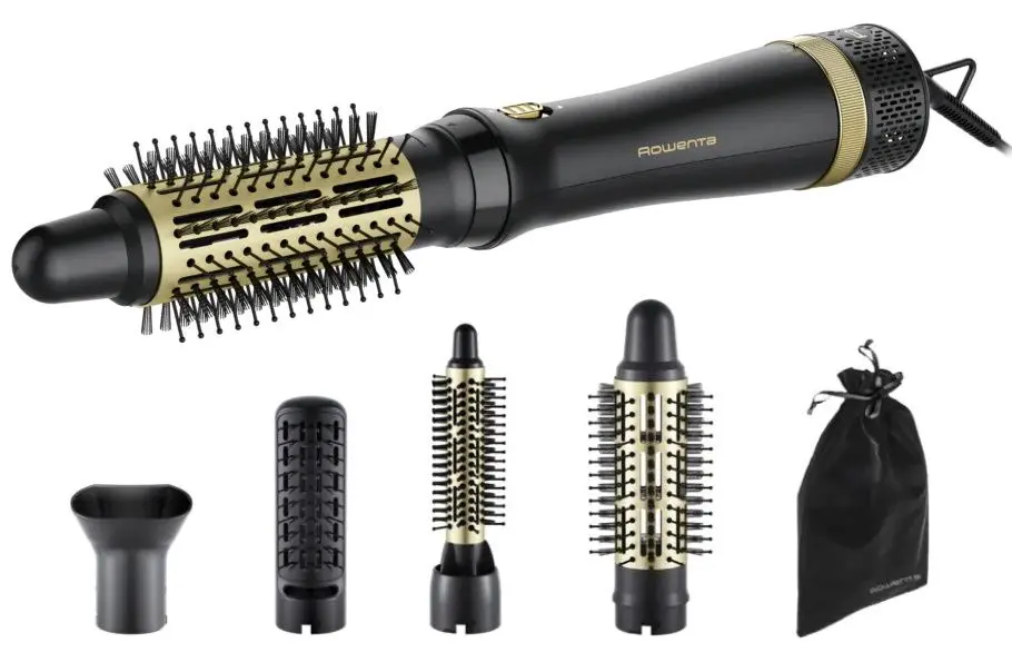 Uscator de par-perie Rowenta Express Style CF6330F0 (Black/Gold)