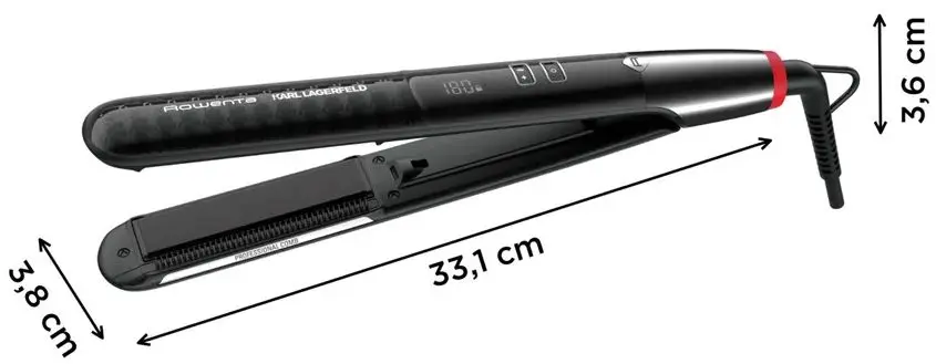 Placa de indreptat parul Rowenta Karl Lagerfeld SF466LF0 (Black)