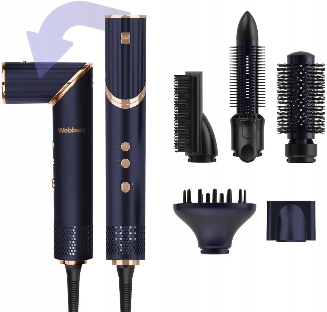 Multistyler 5in1 Webber Celia 05HD-1298 (Blue/Gold)