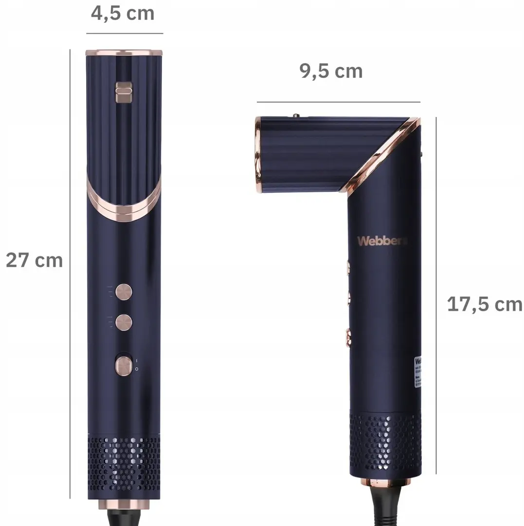 Multistyler 5in1 Webber Celia 05HD-1298 (Blue/Gold)