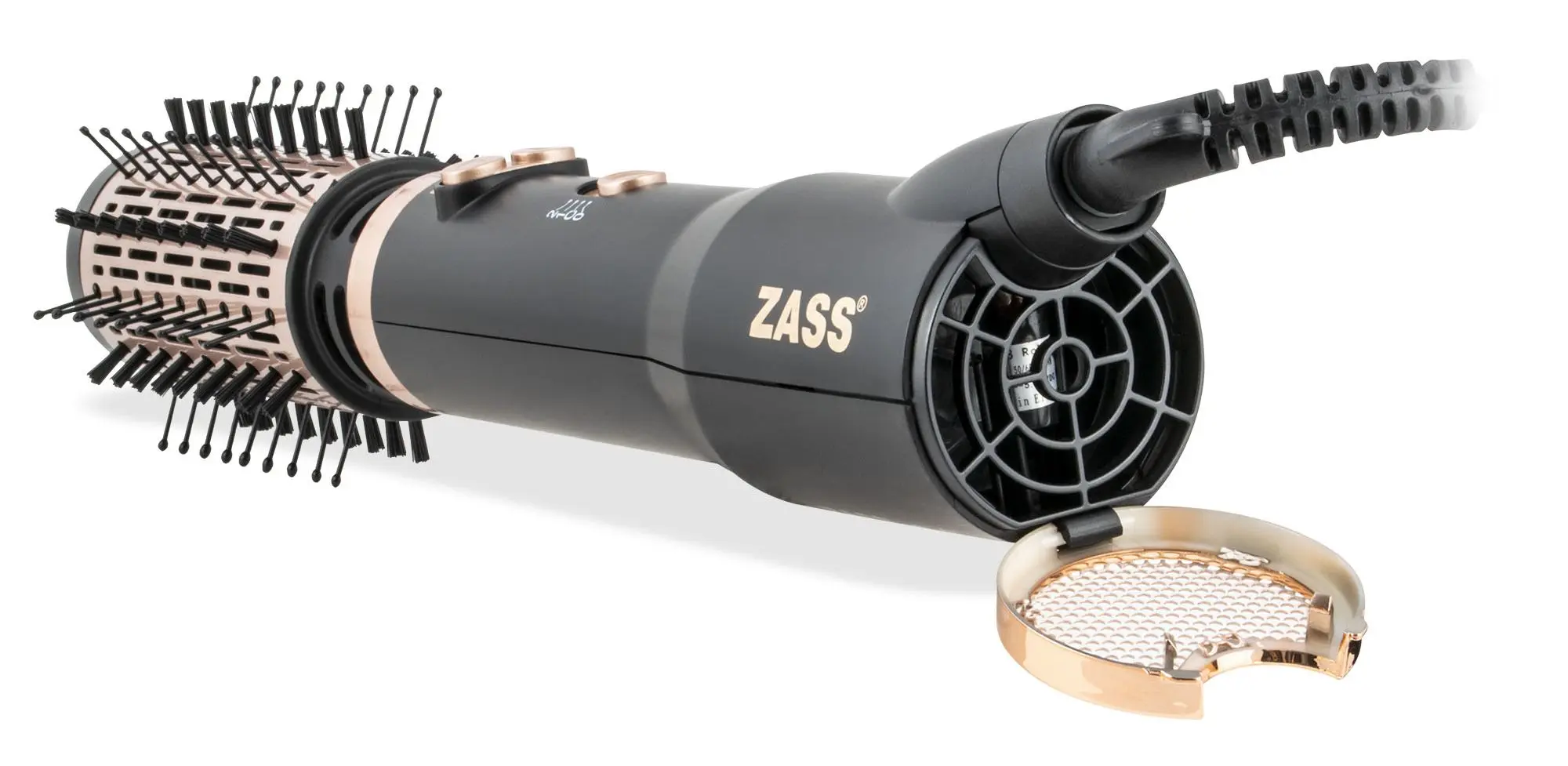 Set  aparate de coafat Zass ZRC 01 + ZRB 01 (Black/Golden)