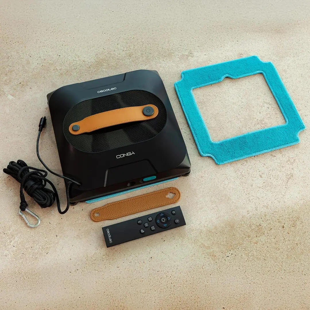 Оконный робот-пылесос Cecotec Conga WinDroid 1390 Double Spray (Black) - 3