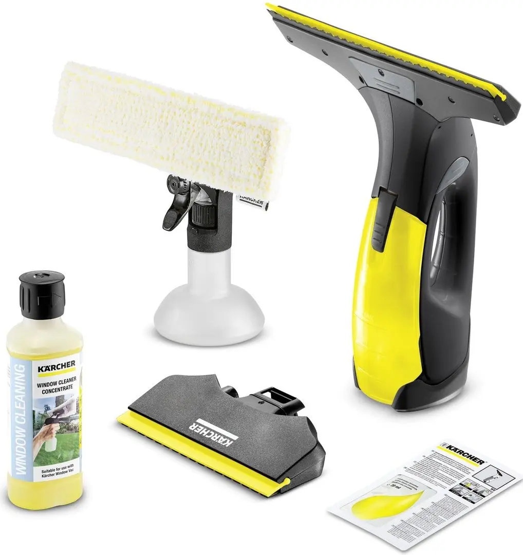 Curatitor pentru geamuri Karcher WV 2 Black Limited Edition 1.633-297.0 (Black/Yellow)