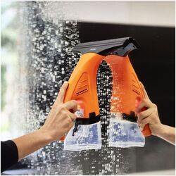 Curatitor pentru geamuri Kraft&Dele Professional KD425 (Orange/White) Thumb