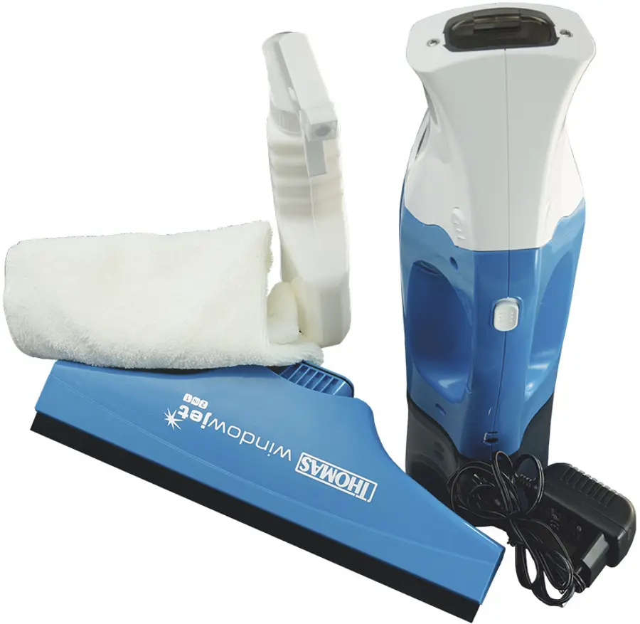 Curatitor pentru geamuri Thomas WindowJet 2 in 1 (Blue/White)