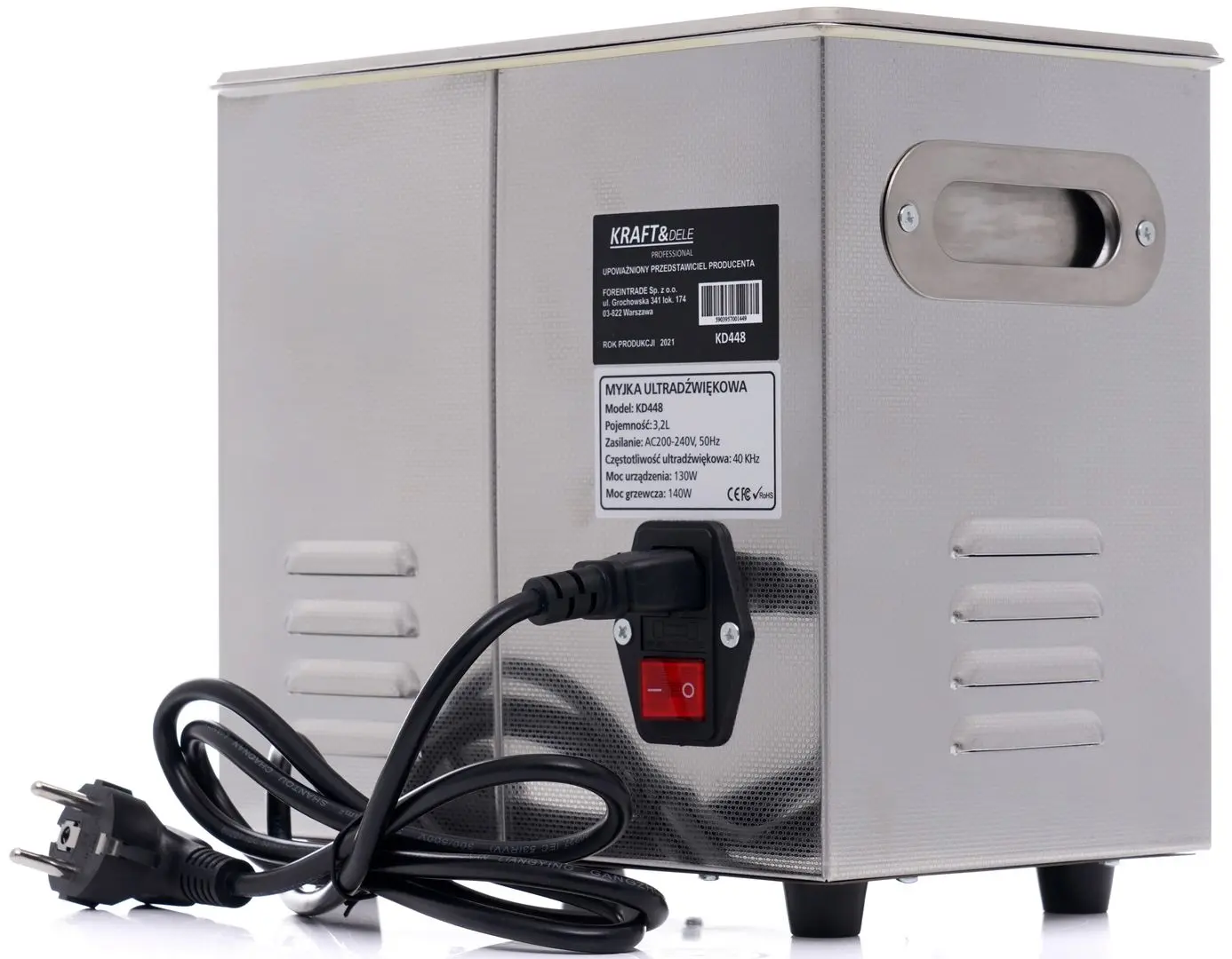 Sterilizator cu ultrasunete Kraft&Dele Professional KD448 (Silver)