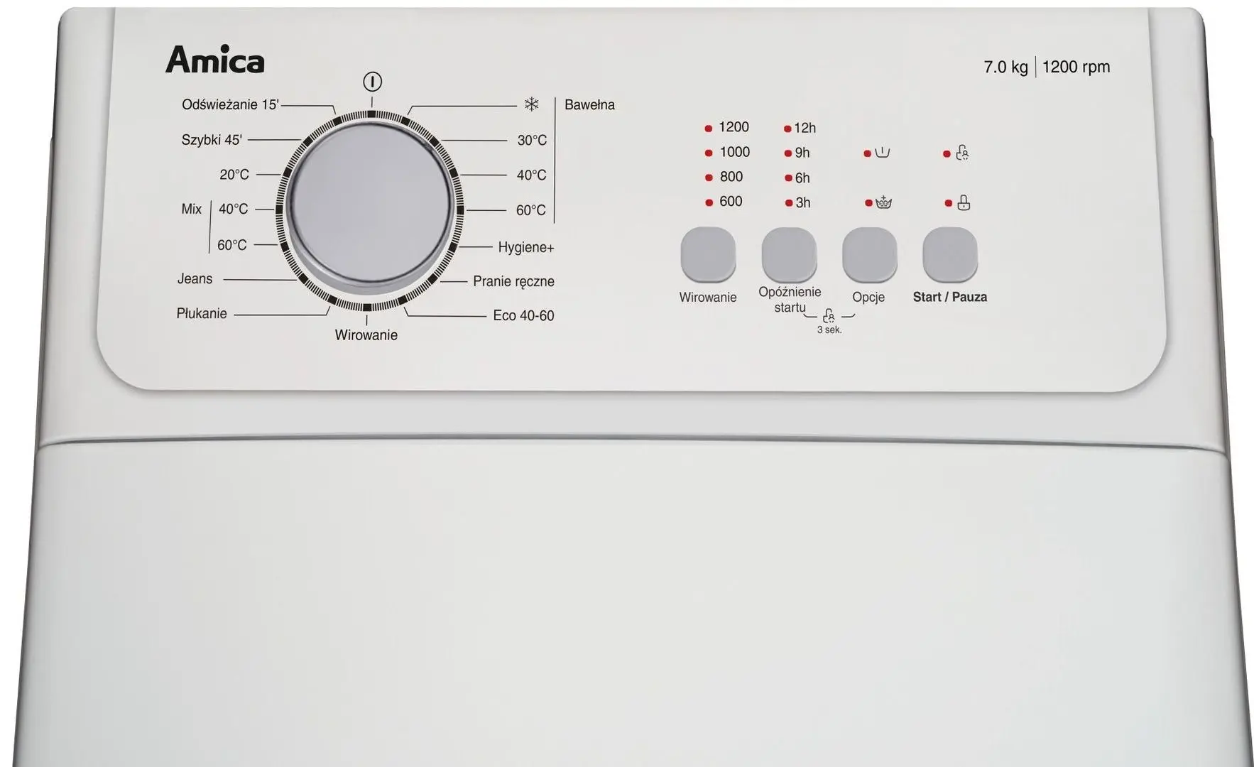 Masina de spalat Amica AGA3T712ANI (White)