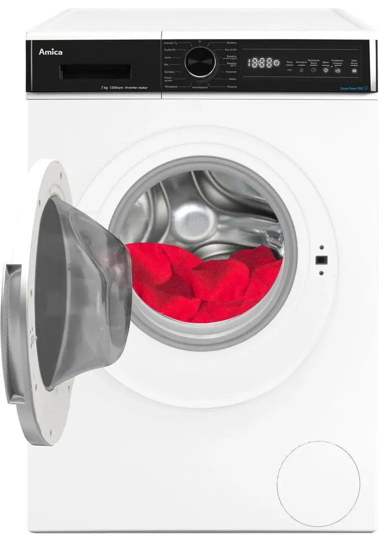 Masina de spalat Amica WA3S712BLiSHB (White/Black)