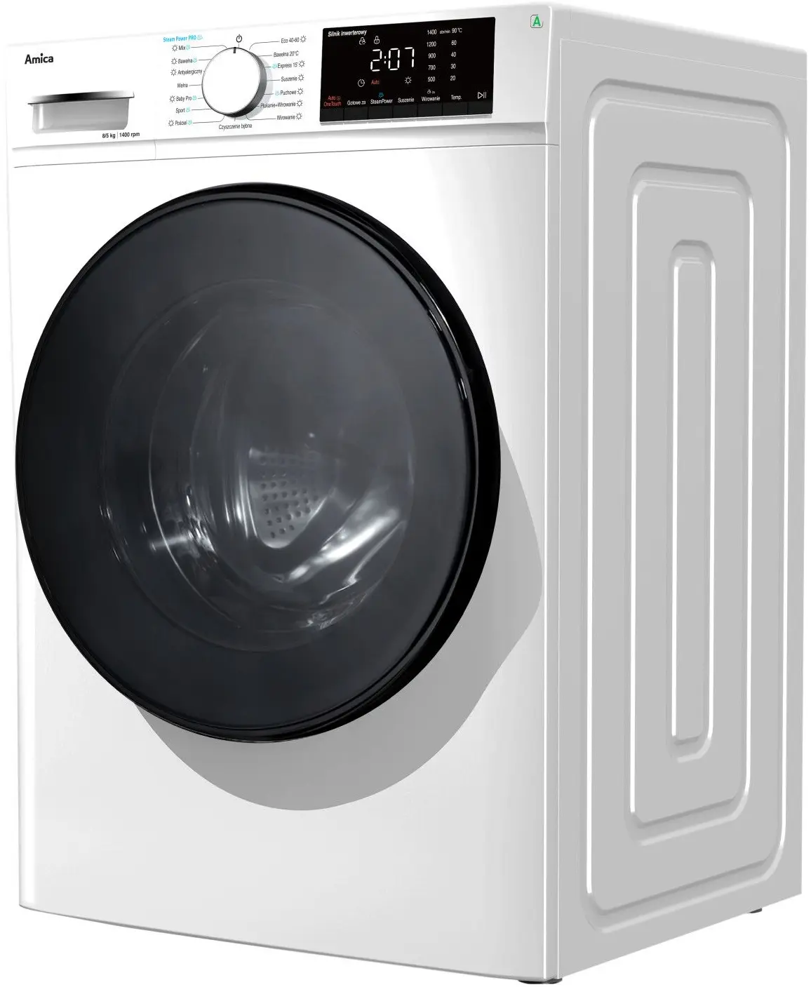 Стиральная машина с сушкой Amica A1WDS8514DLiStH (White) - 3