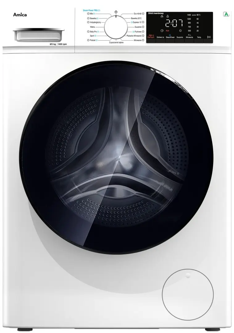 Стиральная машина с сушкой Amica A1WDS8514DLiStH (White)