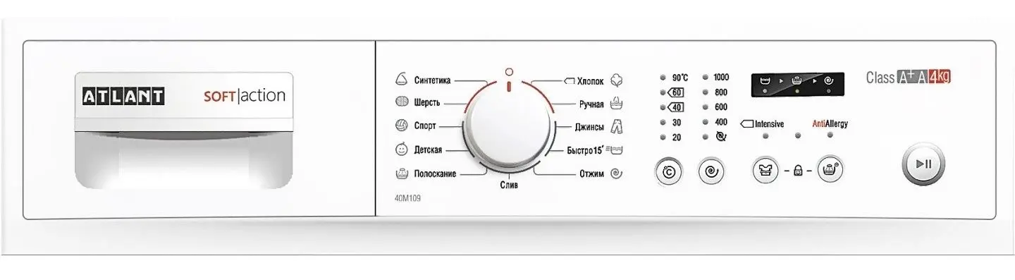 Masina de spalat Atlant Soft Action СМА 40M109-10 (White) - 3