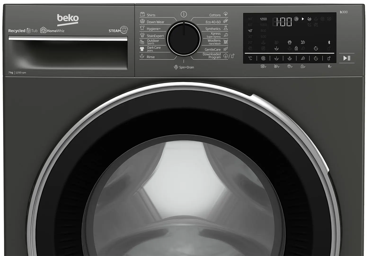 Masina de spalat Beko B3WFU7724MB (Manhattan Gray)