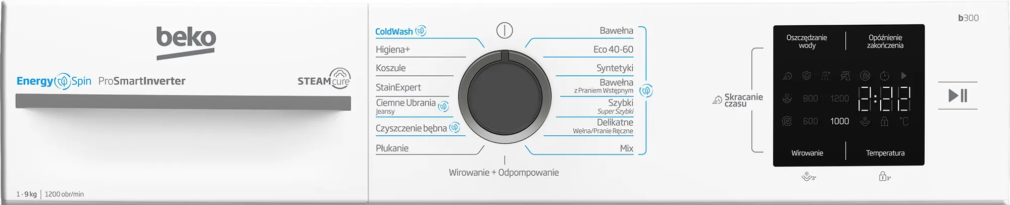 Стиральная машина Beko BM3WFU39215WAR (White) - 7