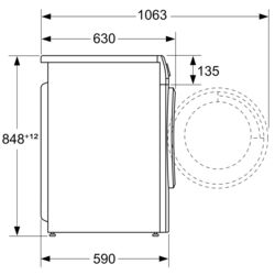 Mașină de spălat cu uscator Bosch WNA13401PL (White) Thumb