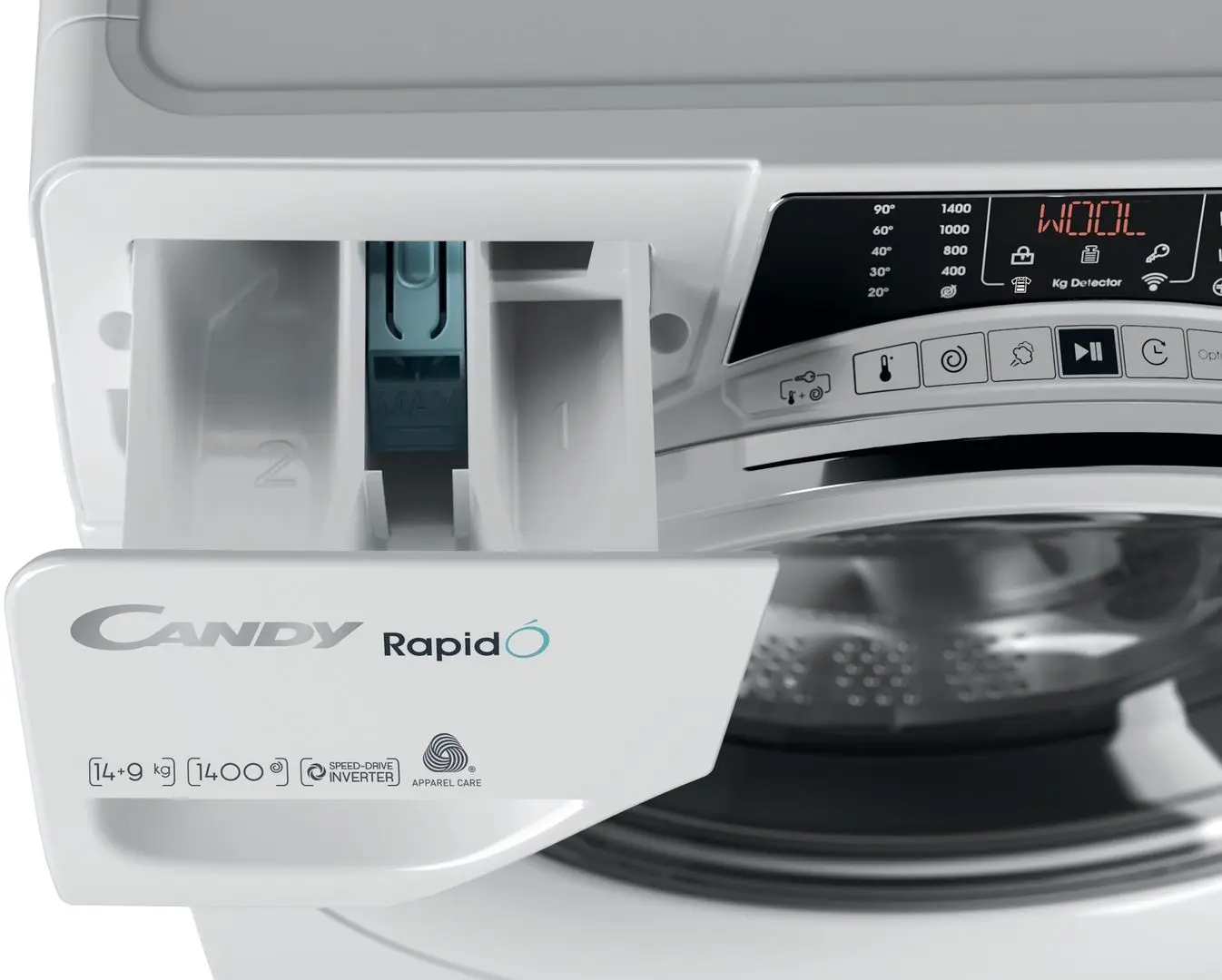 Стиральная машина Candy RapidÓ ROW41494DWMCT-S (White)