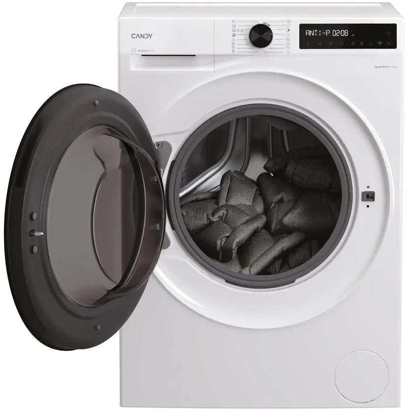 Masina de spalat cu uscator Candy ProWash&Dry 500 BWR 4138BL8-S (White/Black) - 2