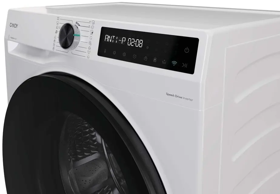 Masina de spalat cu uscator Candy ProWash&Dry 500 BWR 4138BL8-S (White/Black) - 6