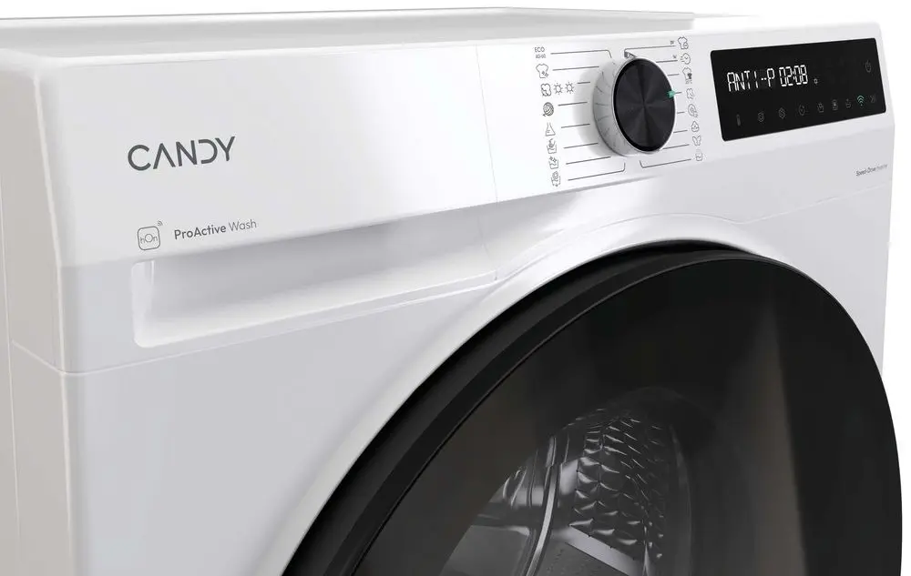 Masina de spalat cu uscator Candy ProWash&Dry 500 BWR 4138BL8-S (White/Black) - 7