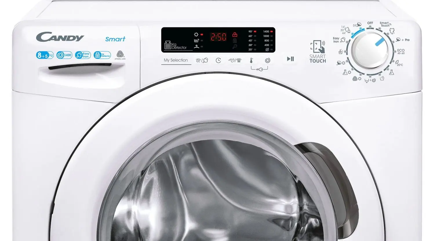 Masina de spalat cu uscator Candy Smart CSWS 4852DWE/1-S (White)