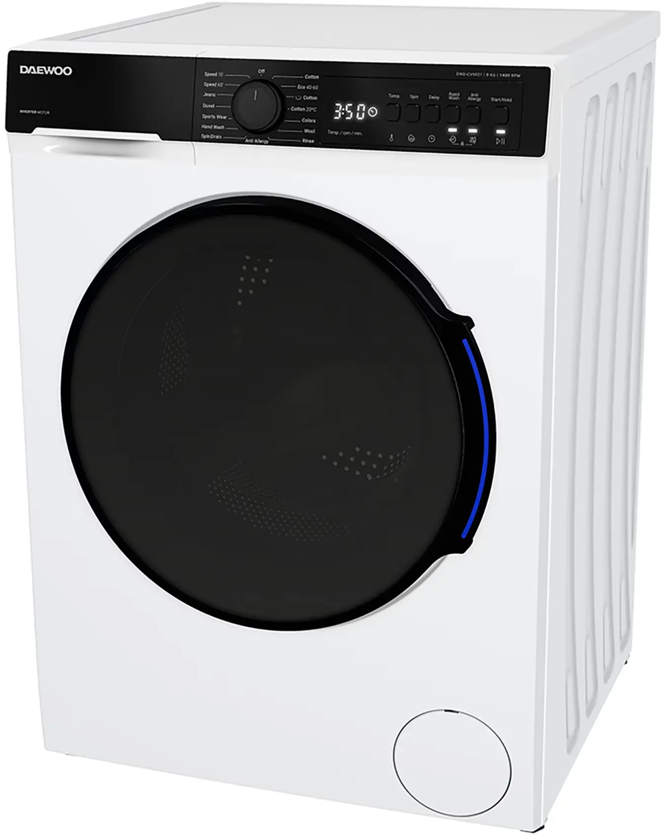 Masina de spalat Daewoo DWD-CS9014 (White/Black)