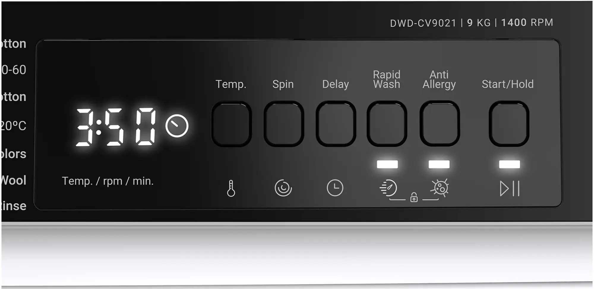 Masina de spalat Daewoo DWD-CS9014 (White/Black)