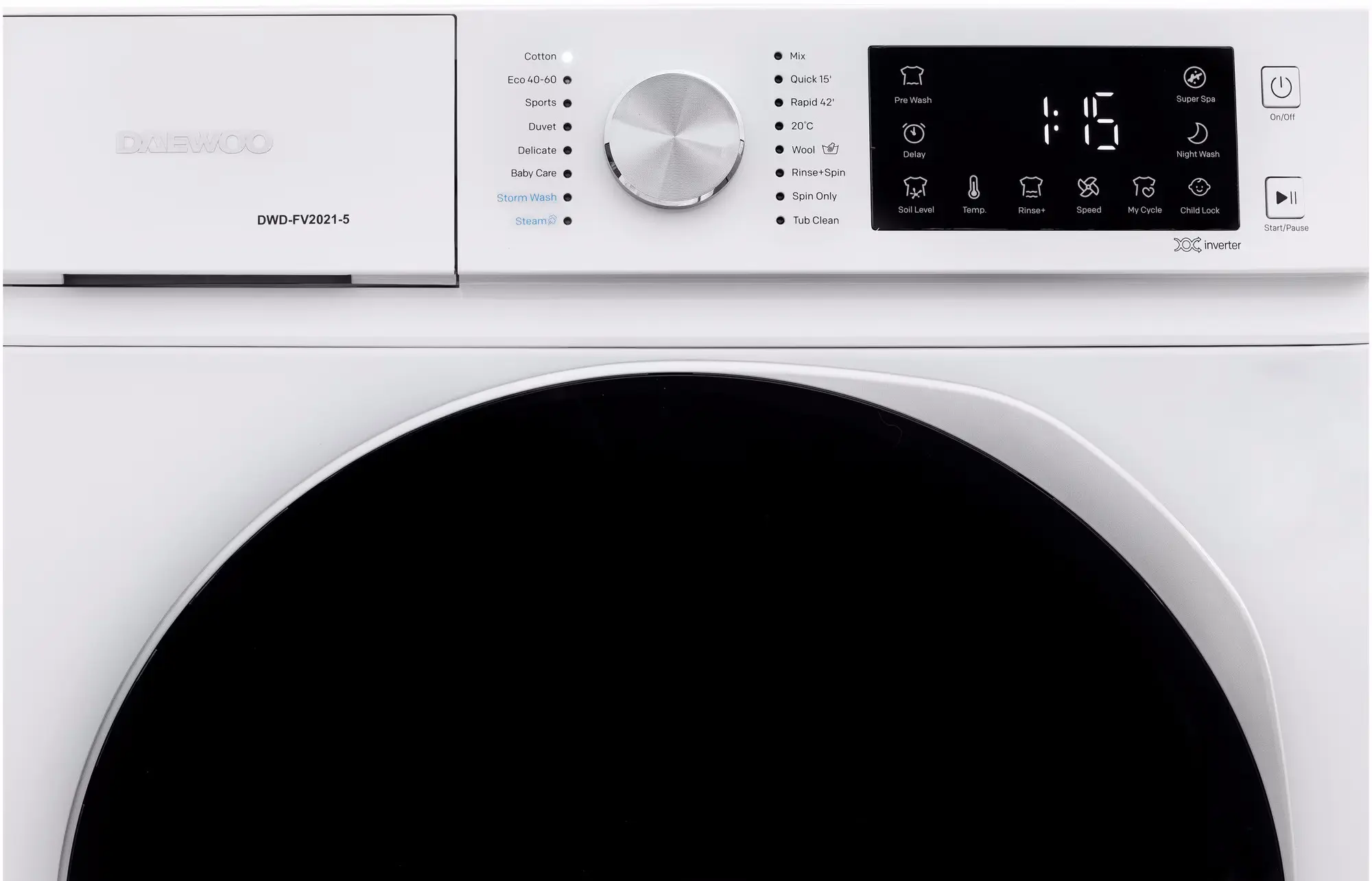 Masina de spalat Daewoo DWD-FV2021-5 (White)