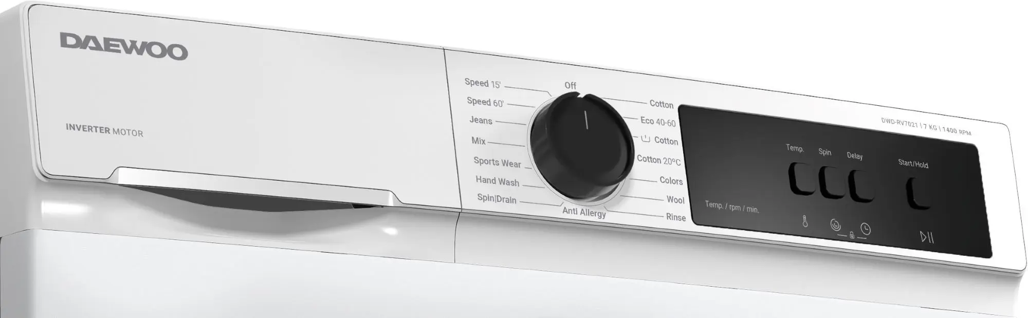 Стиральная машина Daewoo DWD-RV7021 (White)