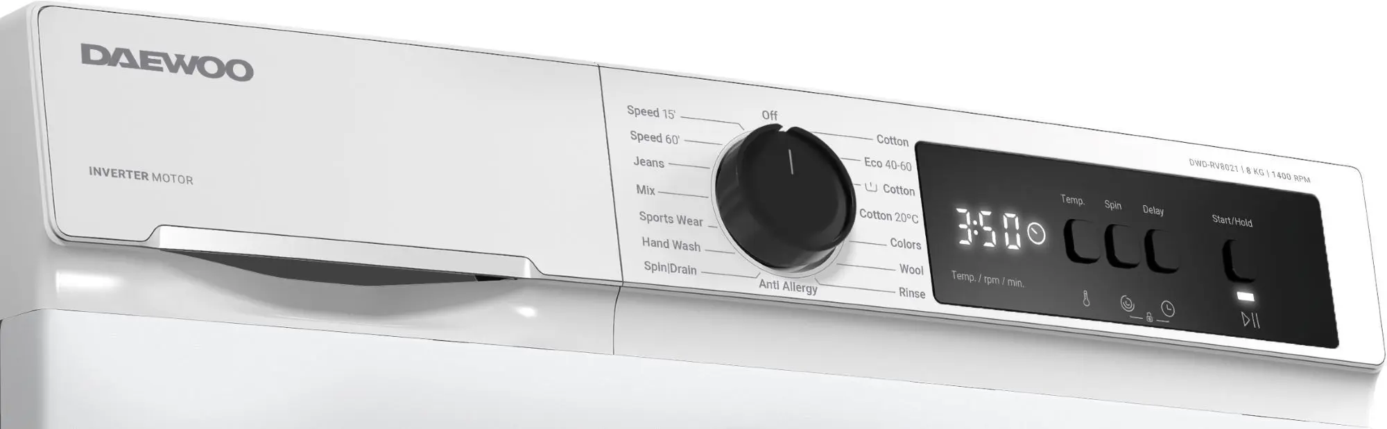 Стиральная машина Daewoo DWD-RV8021 (White)