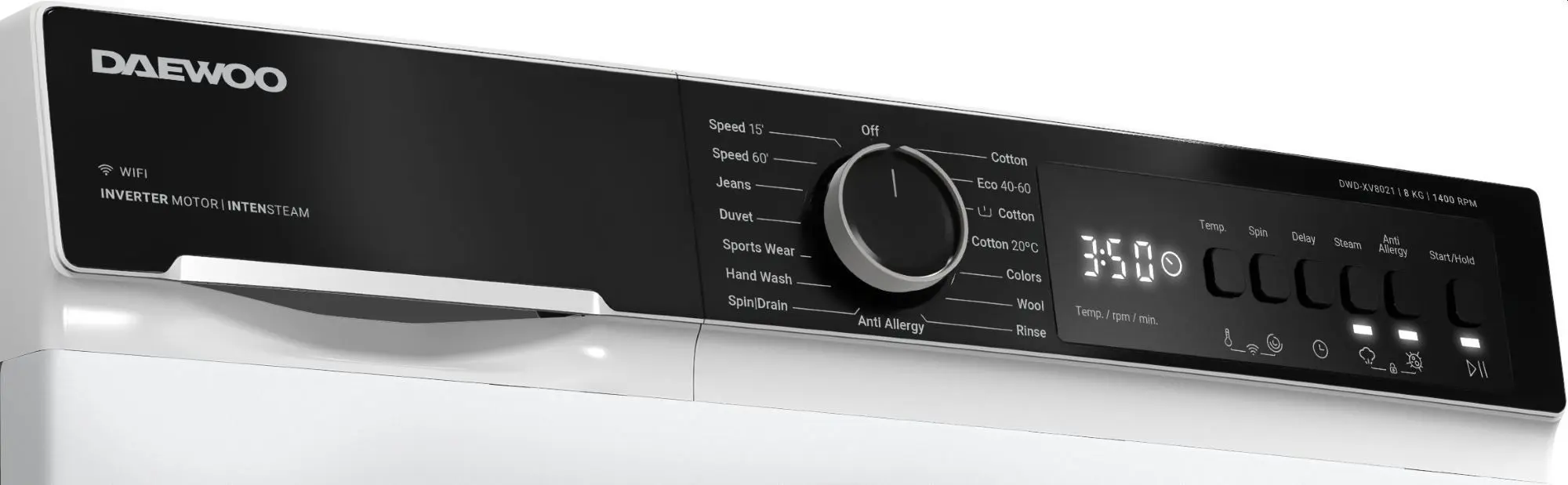 Стиральная машина Daewoo DWD-XV8021 (White/Black)