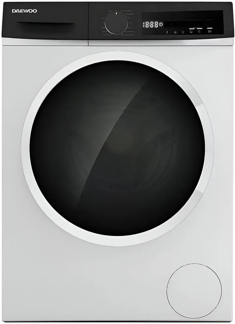 Mașină de spălat cu uscător Daewoo WD814T2WU0 (White/Black)