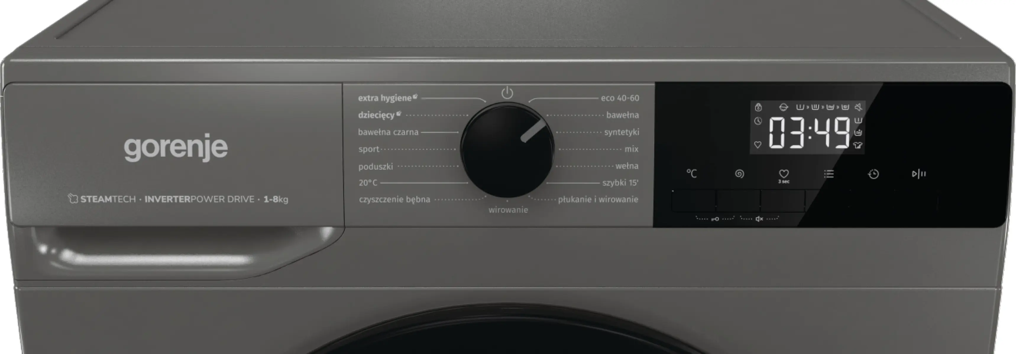 Masina de spalat Gorenje W1NHPI84AST (Grey)