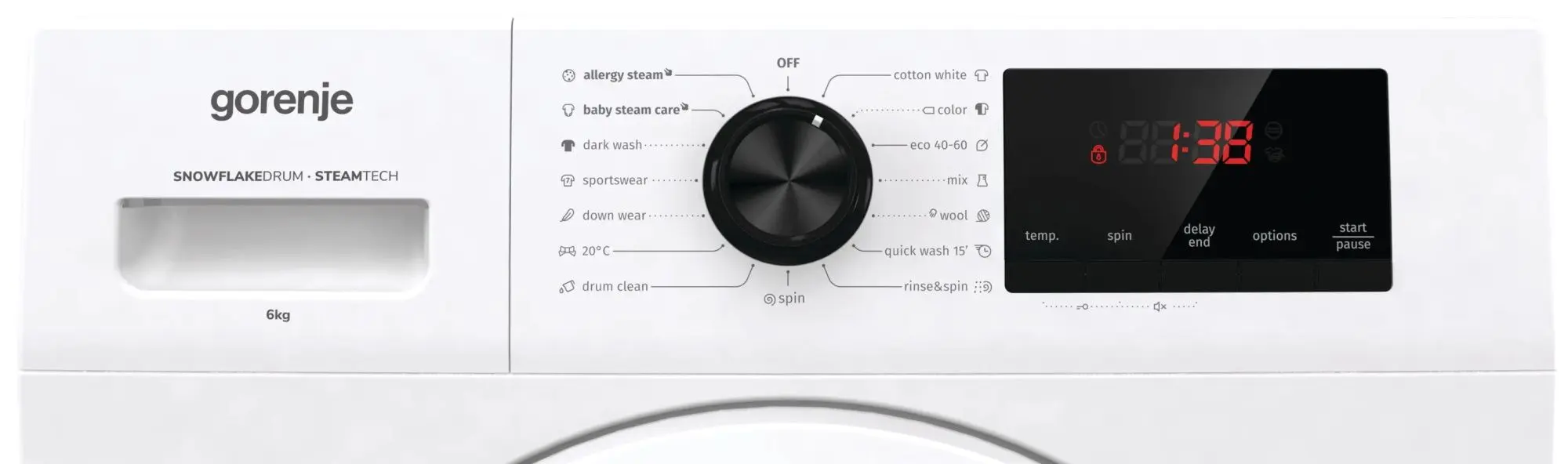 Masina de spalat Gorenje WHP62ES (White) - 8