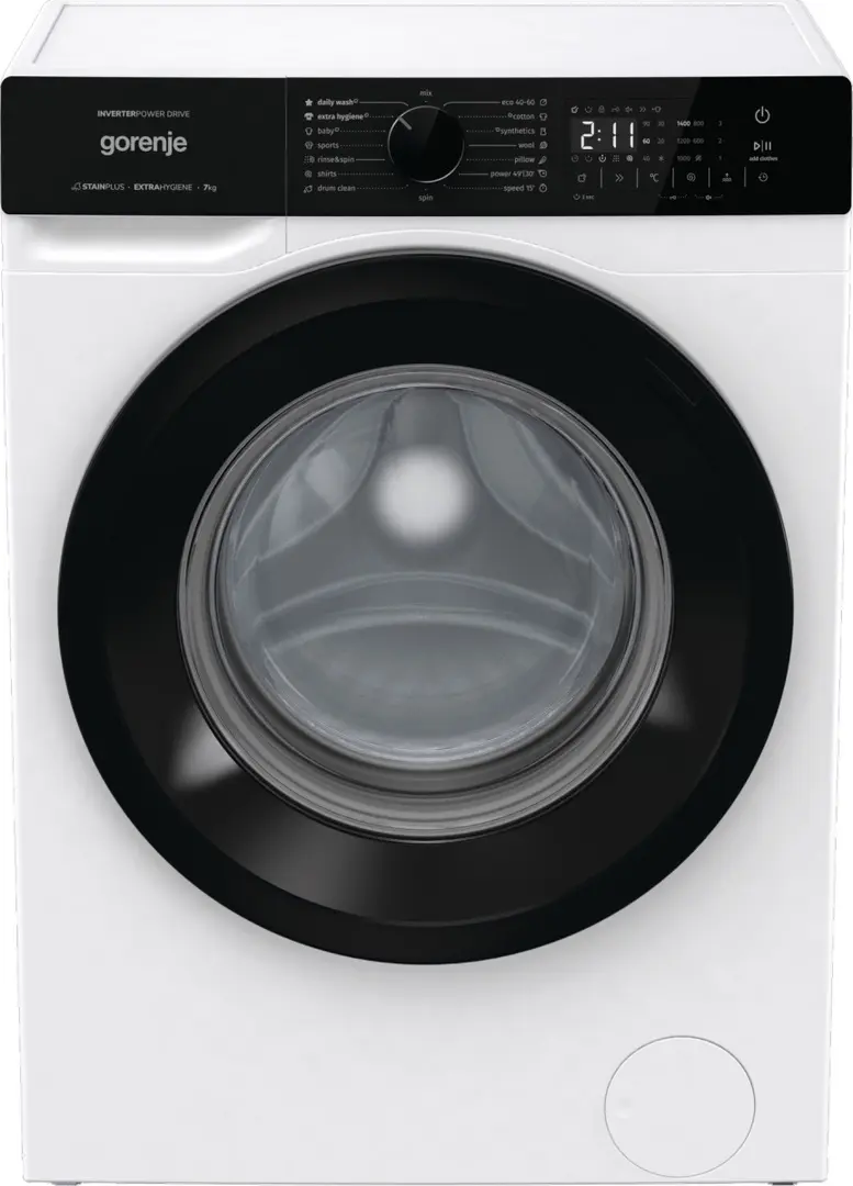 Masina de spalat rufe Gorenje WNHA74SASEU (White)