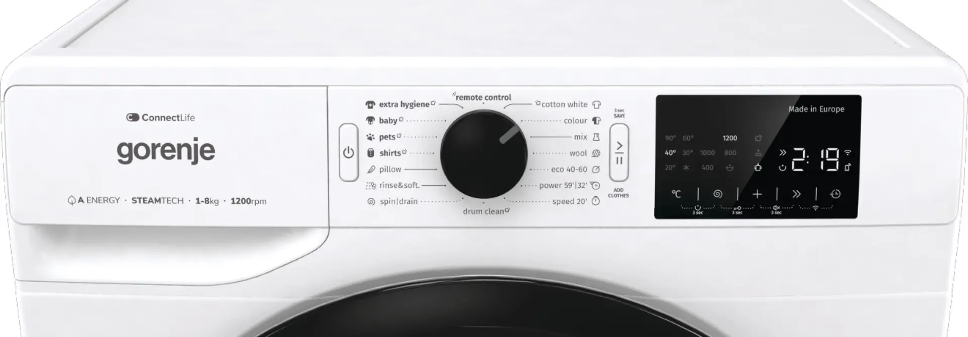 Masina de spalat Gorenje WPNEI82A1SWIFI (White)