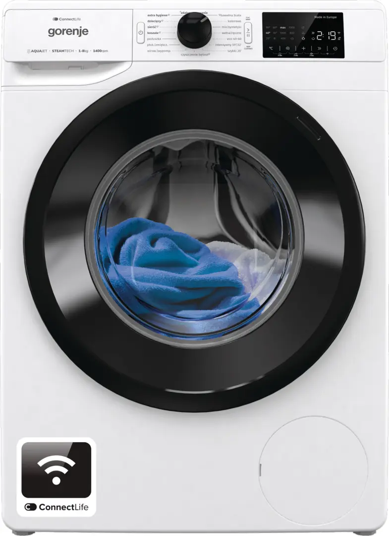 Masina de spalat Gorenje WPNEI84SASWIFI/PL (White/Black)