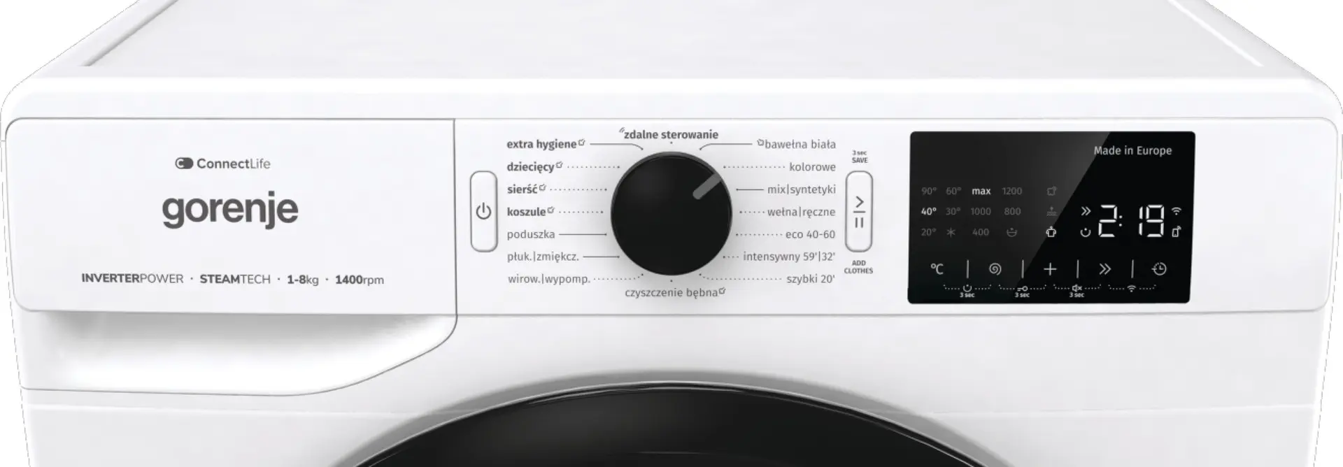 Стиральная машина Gorenje WPNEI84SBSWIFI/PL (White)