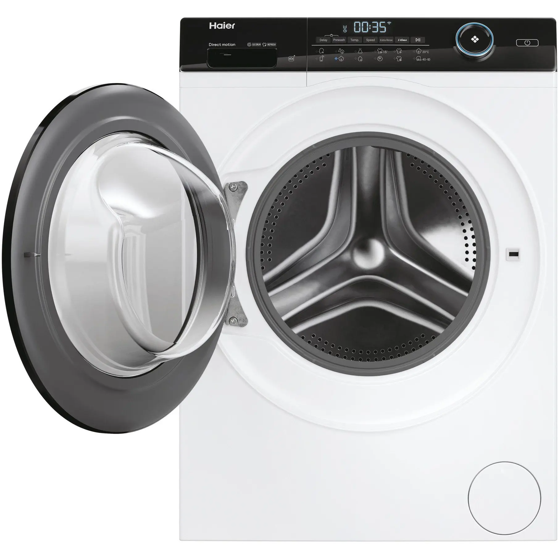 Masina de spalat Haier HW80-B14959EU1-S (White/Black)