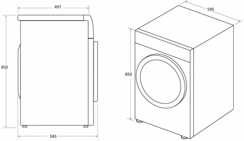 Стиральная машина Haier HW90-B14959EU1-S (White)