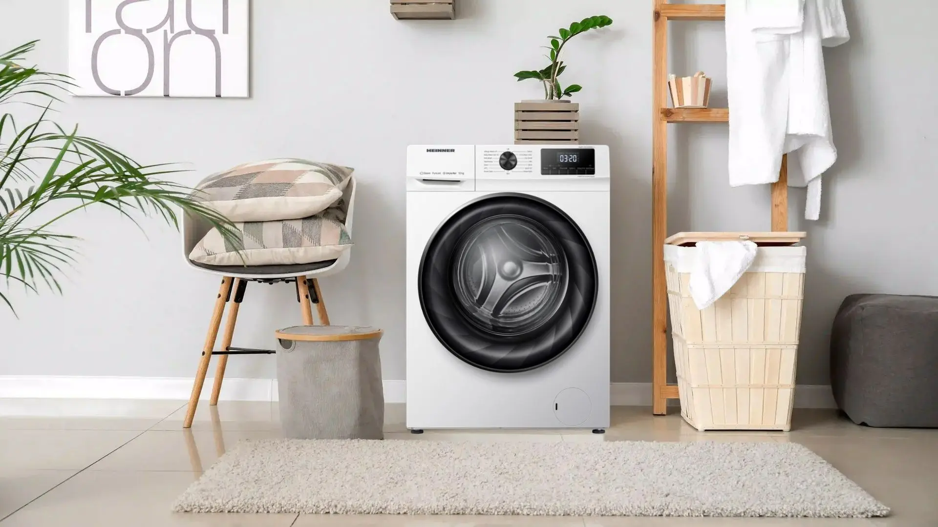 Masina de spalat Heinner HWM-H1014INVA+++ (White)