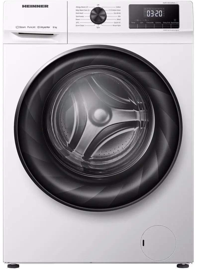 Masina de spalat Heinner HWM-H8014INVA+++ (White)