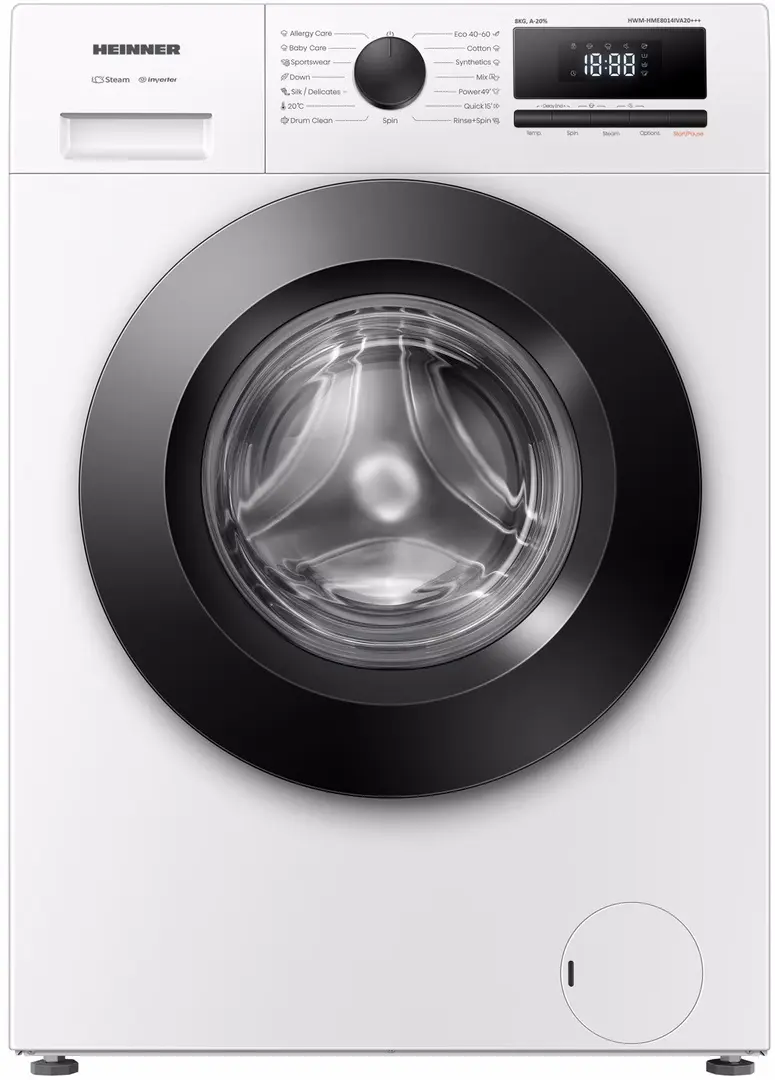 Стиральная машина Heinner HWM-HME8014IVA20+++ (White)