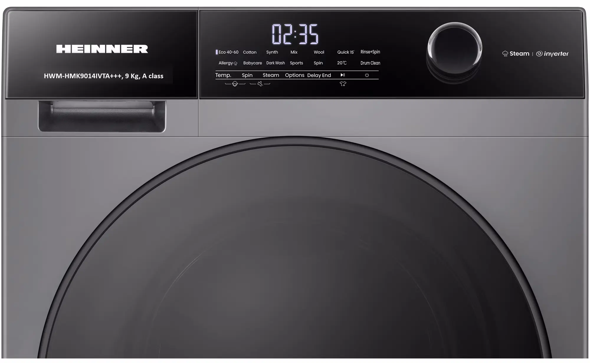 Masina de spalat Heinner HWM-HMK9014IVTA+++ (Silver)