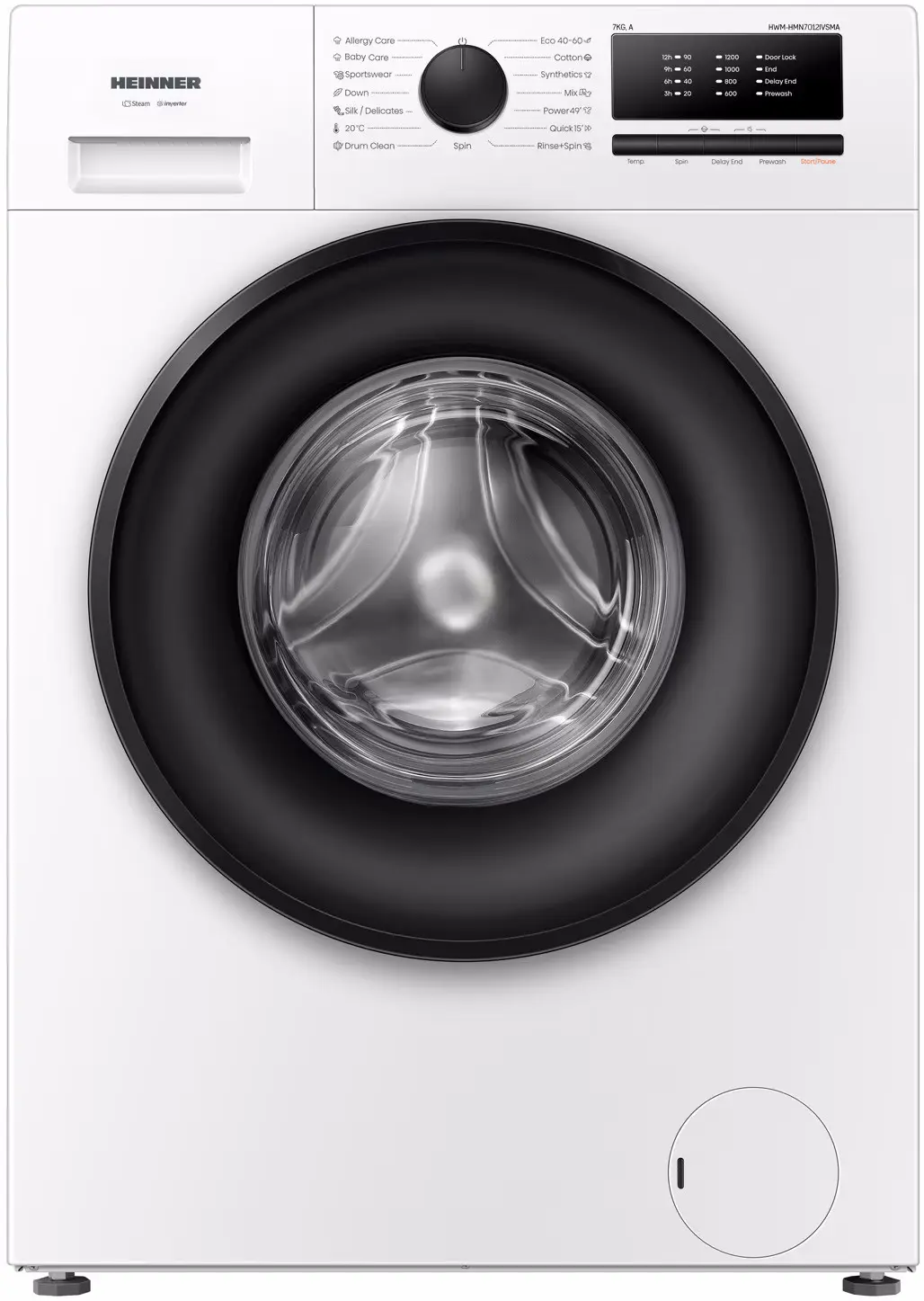 Masina de spalat Heinner HWM-HMN7012IVSMA (White) - 2