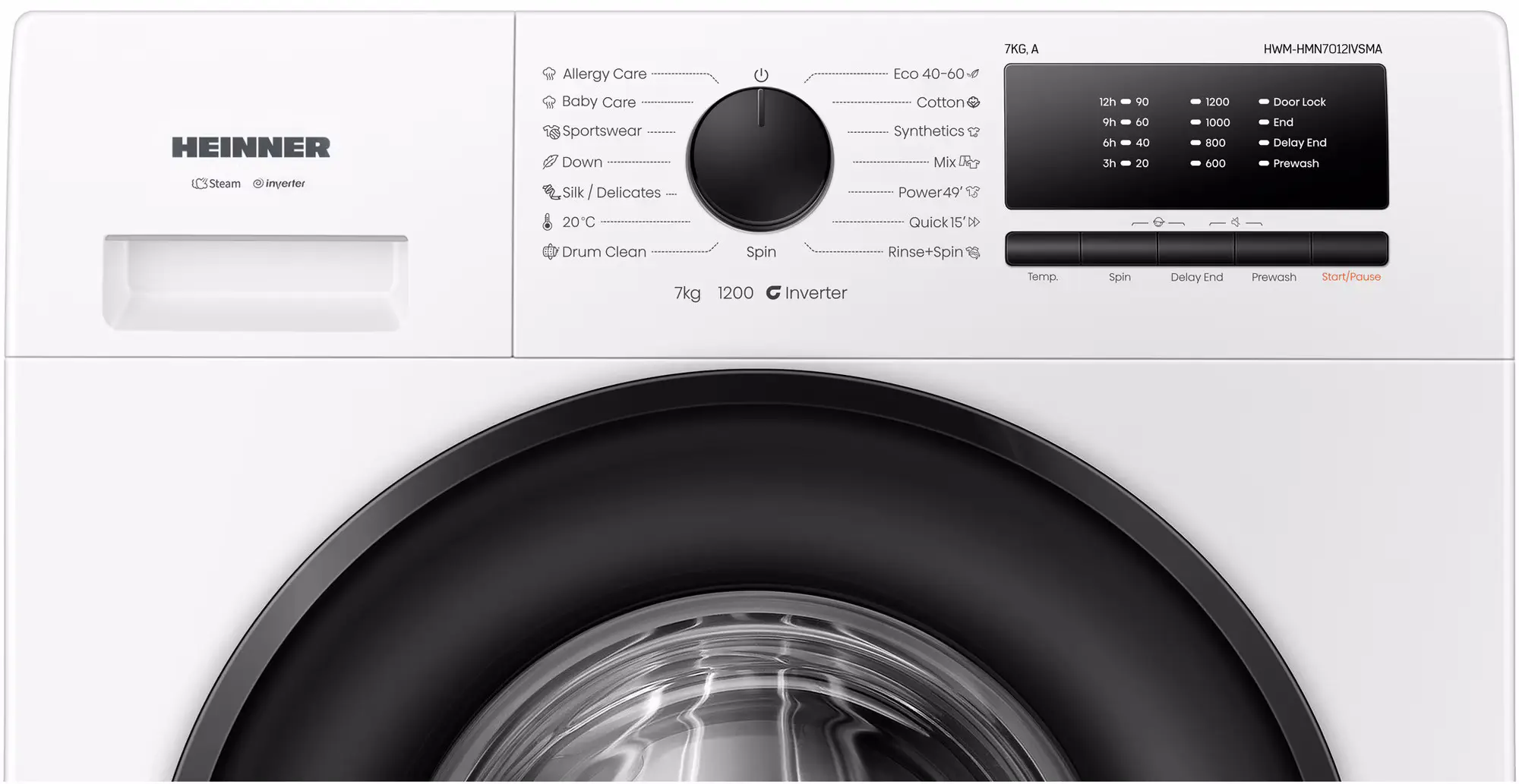 Masina de spalat Heinner HWM-HMN7012IVSMA (White)