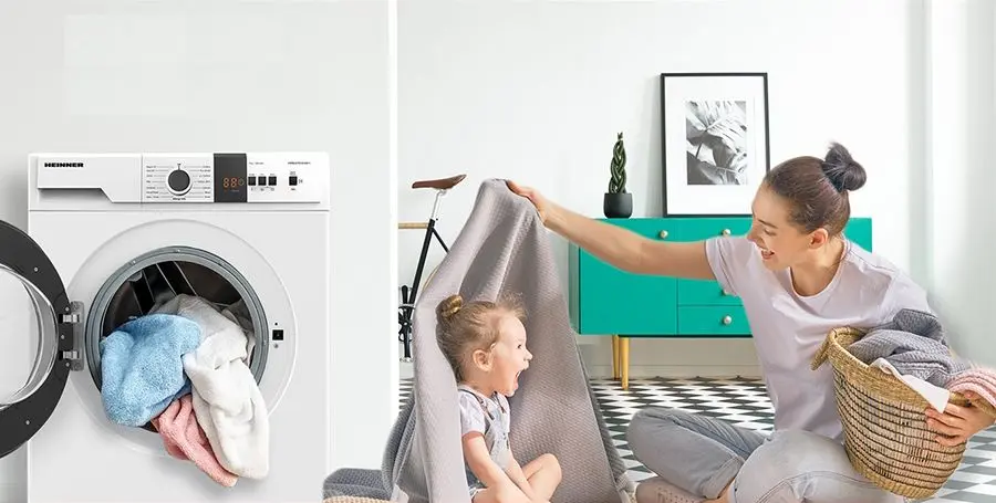 Masina de spalat Heinner HWM-VT0610CHD++ (White)