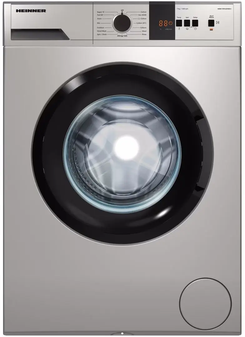Masina de spalat Heinner HWM-VT0712CHSD++ (Silver)