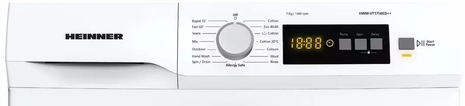 Стиральная машина Heinner HWM-VT1714KD++ (White) - 3