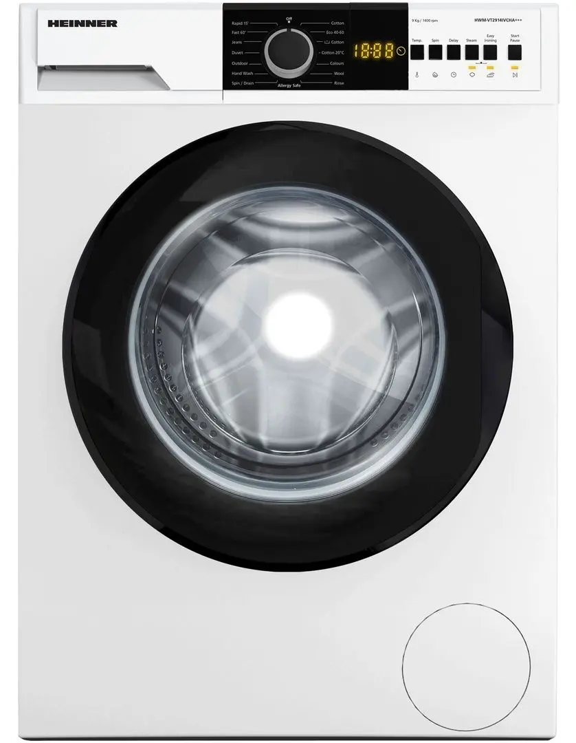 Masina de spalat Heinner HWMVT2914IVCHA (White/Black)